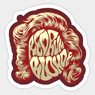 Redrum Blonde Logo Sticker